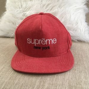 Supreme CHROME CLASSIC LOGO SNAPBACK